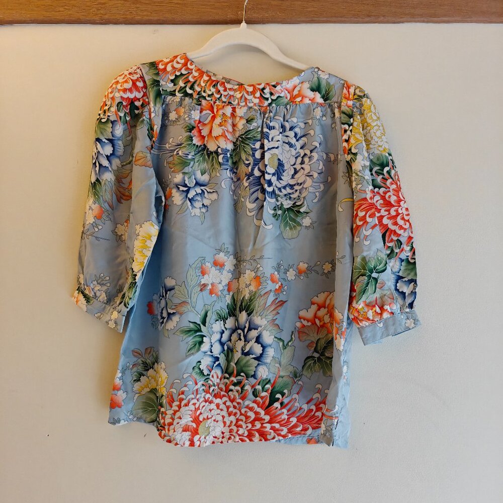 Paul & Joe 100% Silk blouse sz 6/M